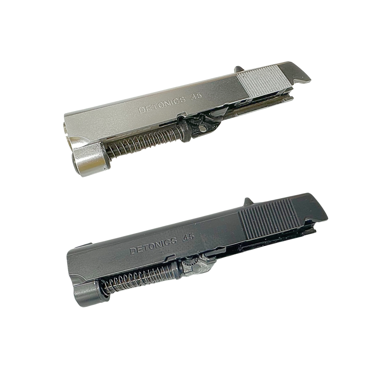 Army Armament R45 Detonics .45 Complete Slide Set (Black / Silver)