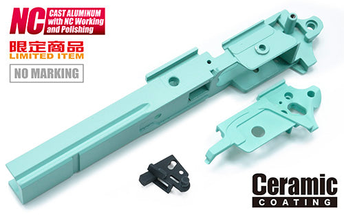 Guarder Aluminum Frame for MARUI HI-CAPA 4.3 (4.3 Type/NO Marking/Robin Egg Blue)