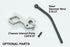 Guarder Stainless Hammer for MARUI HI-CAPA 5.1/4.3 (Standard/Silver)