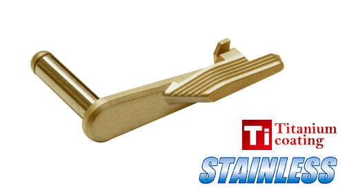Guarder Stainless Slide Stop for MARUI DOR (Titanium Gold)
