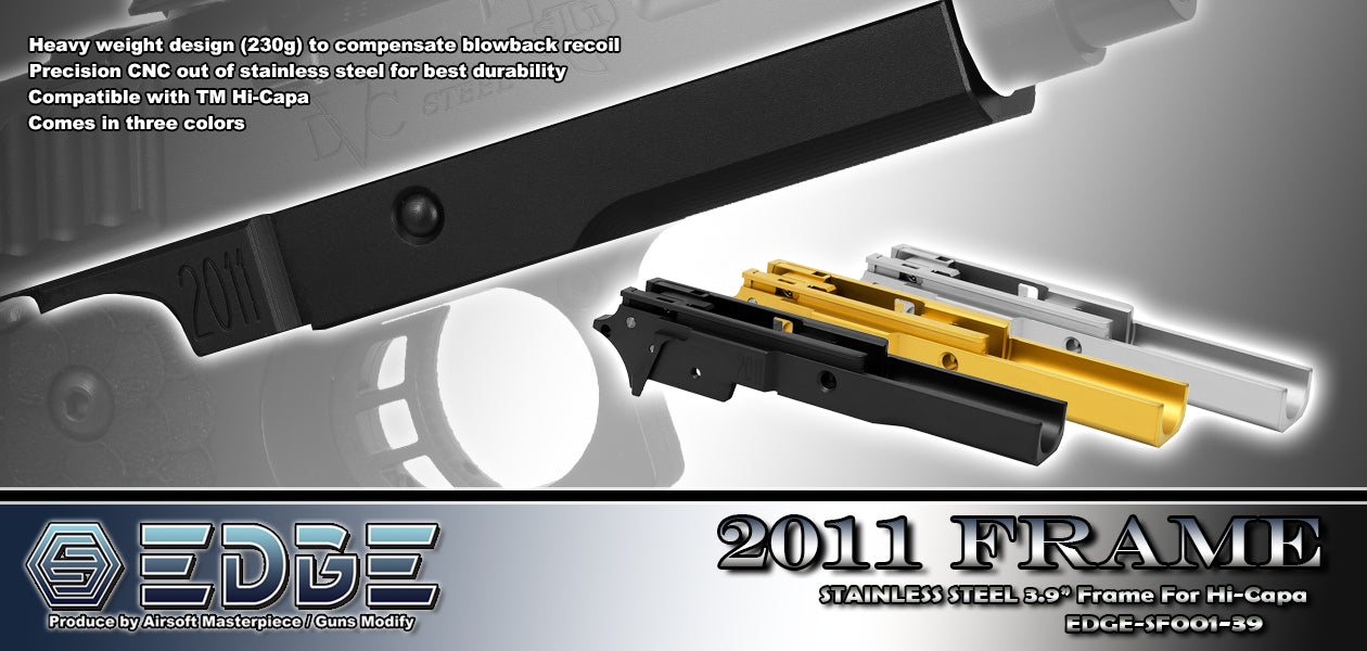 EDGE “2011” Stainless Steel Frame for Hi-CAPA