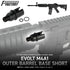 LayLax Outer Barrel Base Short for Tokyo Marui EVOLT M4A1