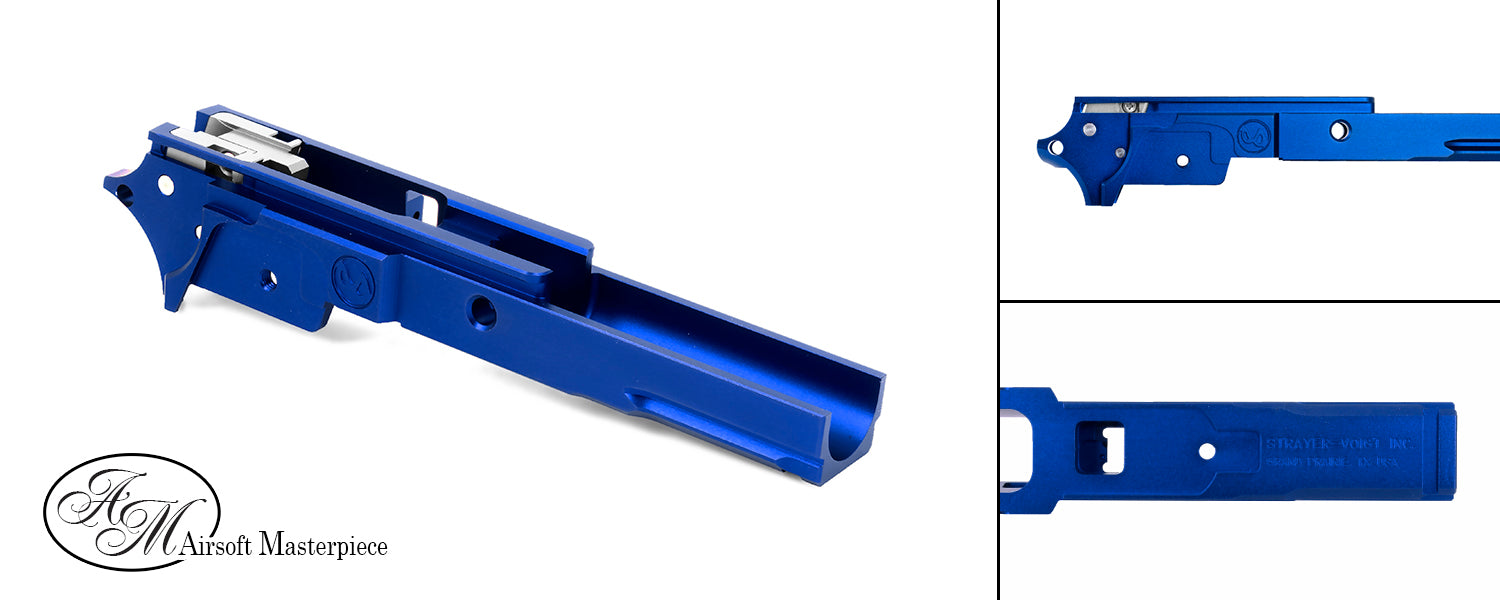 Airsoft Masterpiece Aluminum Frame with Tactical Rail - Infinity 3.9 (Blue)