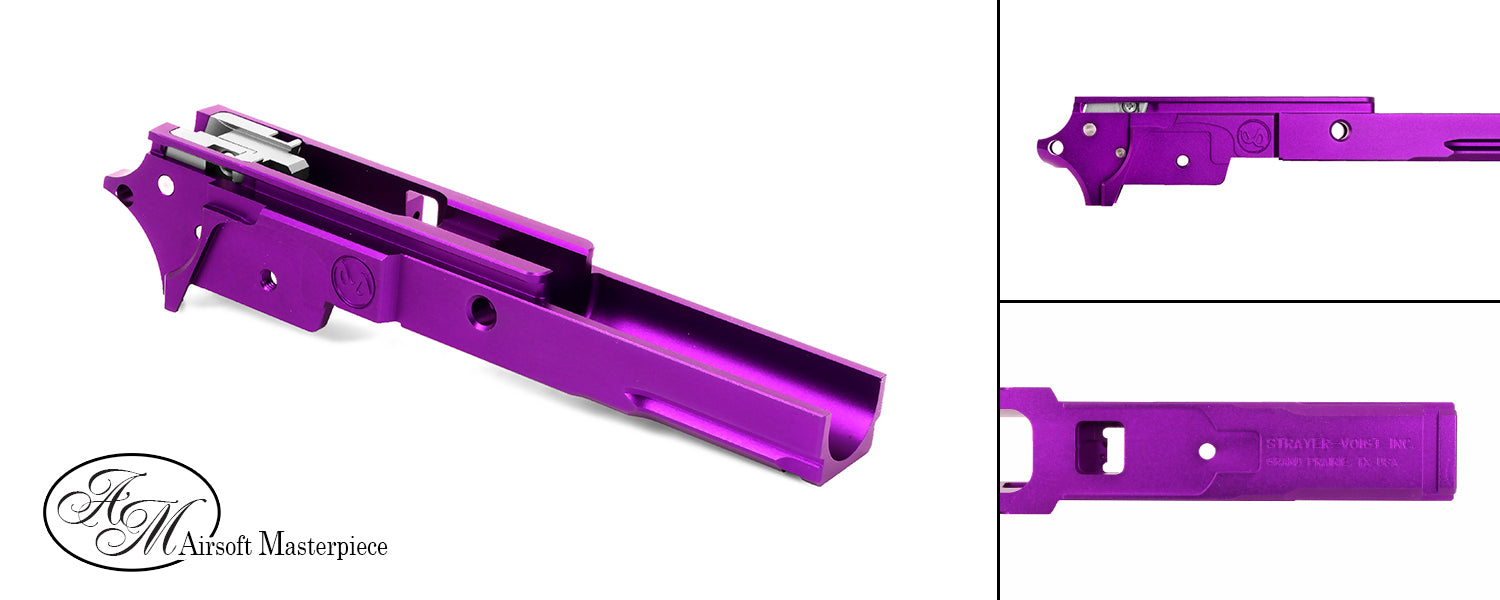 Airsoft Masterpiece Aluminum Frame with Tactical Rail - Infinity 3.9 (Purple)