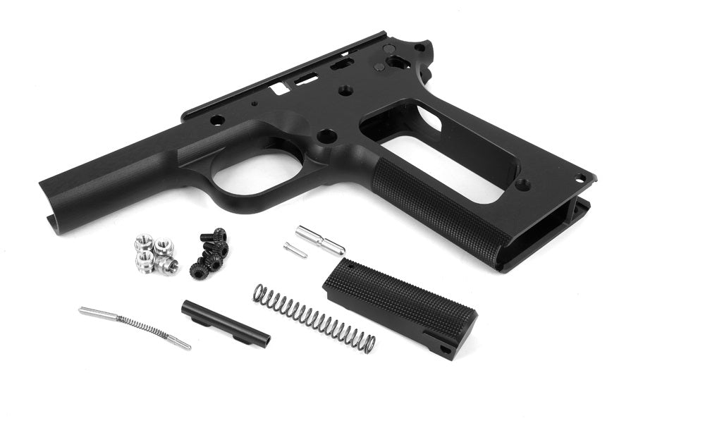 Airsoft Masterpiece S Style 1911 Round Trigger Guard Aluminum Frame (Black)