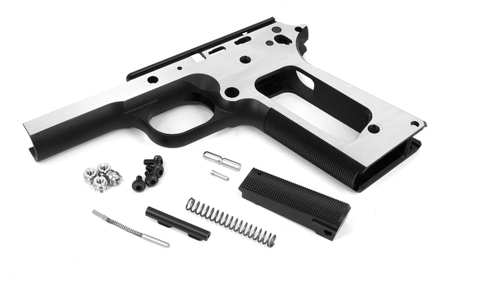Airsoft Masterpiece S Style 1911 Round Trigger Guard Aluminum Frame (Two Tone)