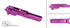 Airsoft Masterpiece Aluminum Frame - STI 3.9 (Purple)
