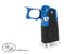 Airsoft Masterpiece Aluminum Grip for Hi-CAPA Type 6 - Infinity Grip Tape ver. (Blue)