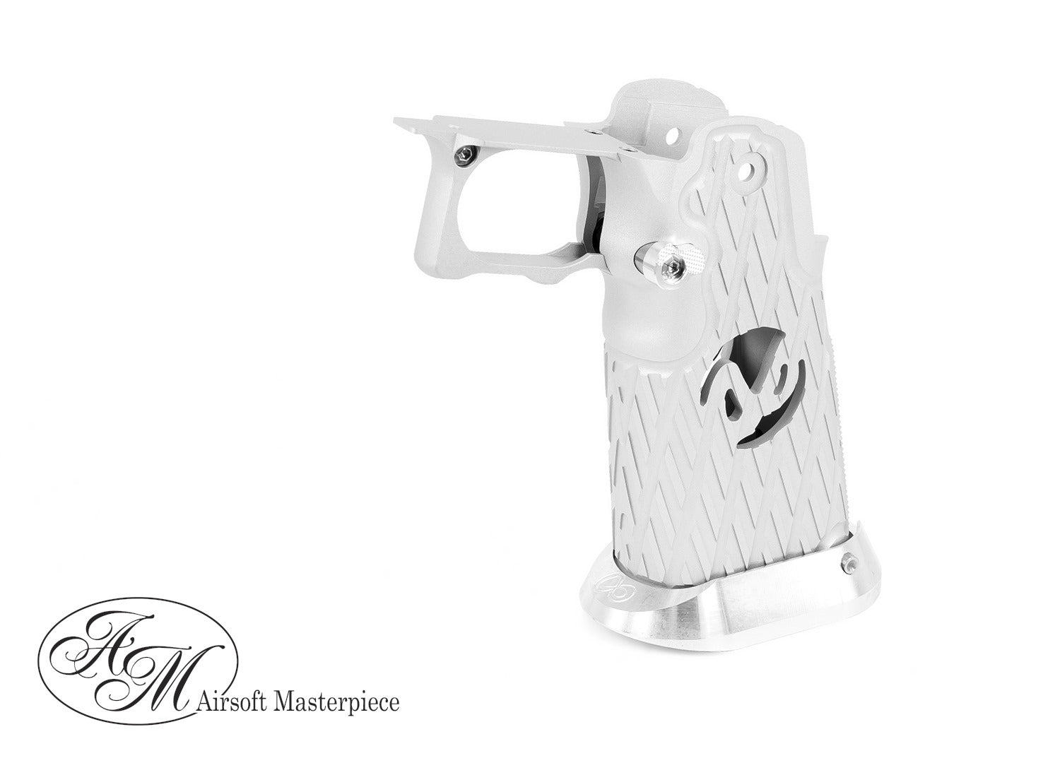 Airsoft Masterpiece Infinity Aluminum Grip for Hi-CAPA (Type 23, Silver)