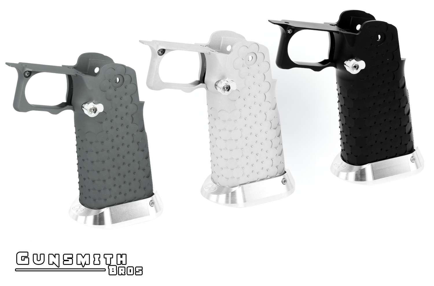 Gunsmith Bros Aggressive Version Aluminum Grip for Hi-Capa (3 colors)