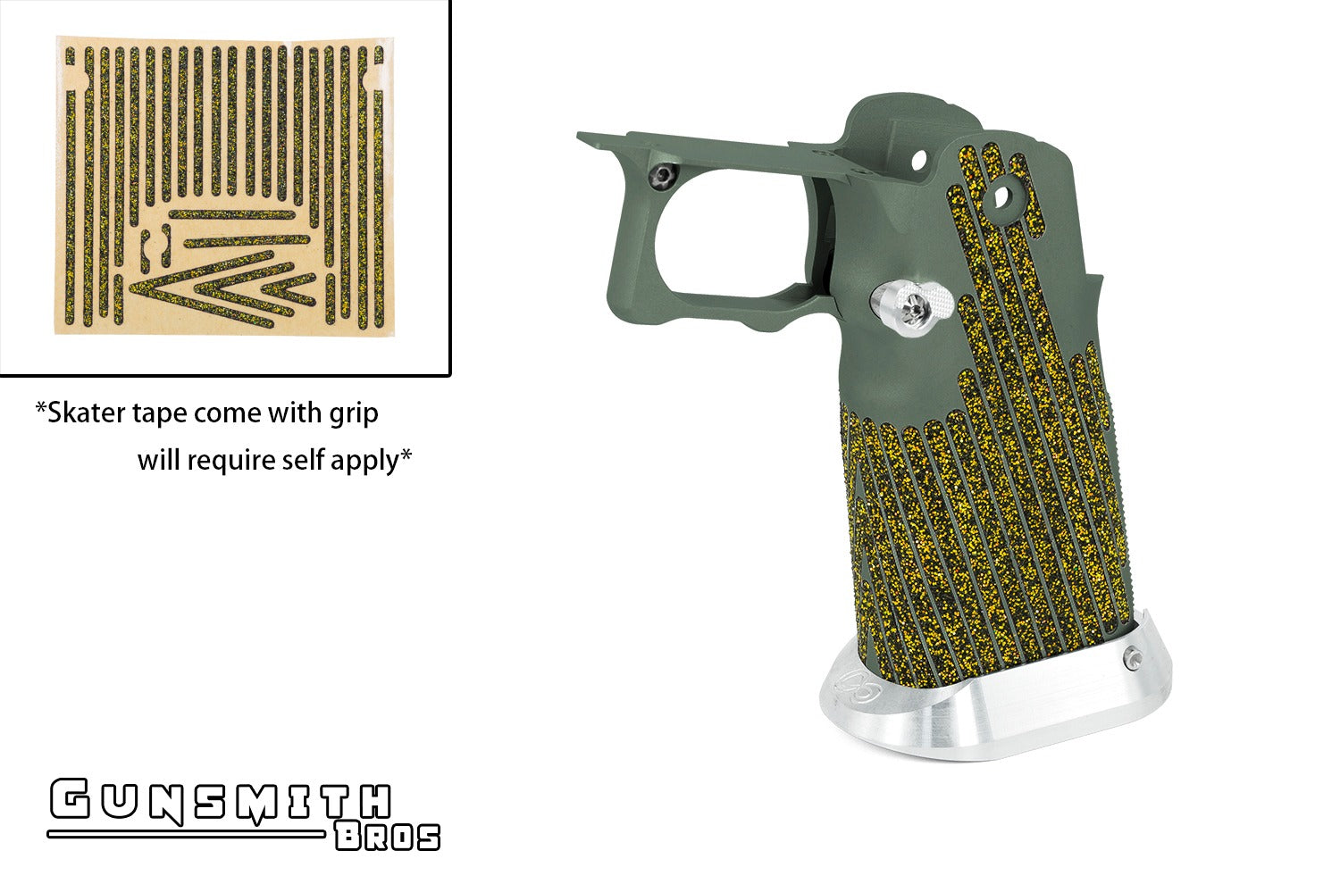 Gunsmith Bros Infinity with Tape Aluminum Grip for Hi-Capa (9 color)