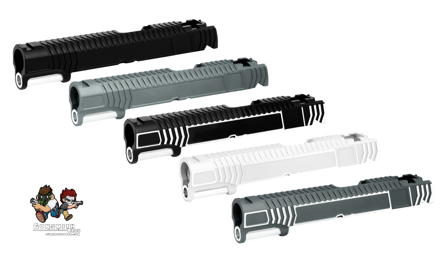 Gunsmith Bros Custom Slide ver.1 for Hi-capa (5 colors)
