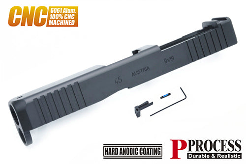 Guarder CNC Aluminum Slide for MARUI G17 Gen5 MOS (G45 Gen5 MOS/Black)