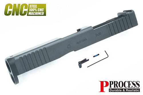 Guarder CNC Steel Slide for MARUI G17 Gen5 MOS (G45 Gen5 MOS/Black)