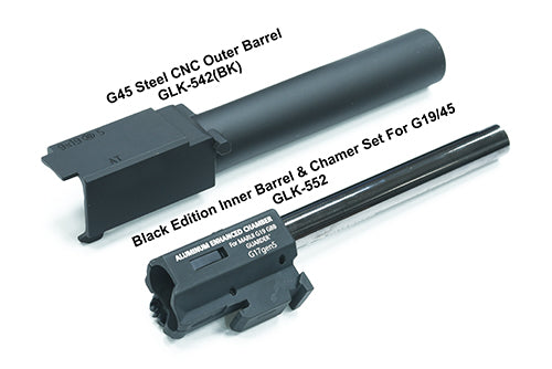 Guarder CNC Steel Slide for MARUI G17 Gen5 MOS (G45 Gen5 MOS/Black)