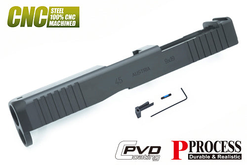 Guarder CNC Steel Slide for MARUI G19 Gen5 MOS (G45 Gen5 MOS/PVD Black)