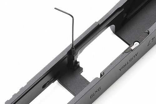 Guarder CNC Aluminum Slide/Steel Barrel Kit for MARUI G17 Gen5 MOS (G47 Gen5 MOS/Black)