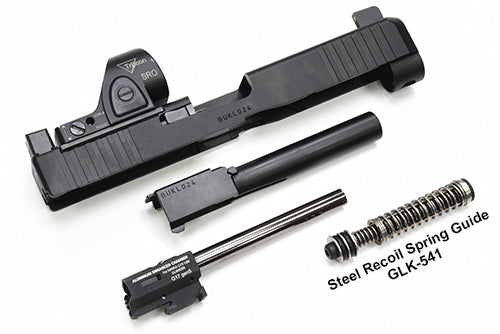 Guarder CNC Aluminum Slide/Steel Barrel Kit for MARUI G17 Gen5 MOS (G47 Gen5 MOS/Black)