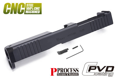 Guarder Steel CNC Slide for MARUI G19 Gen5 MOS (PVD Black)