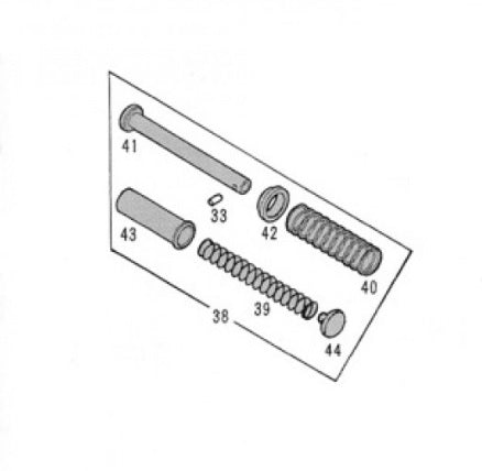 Recoil Set (Part No.38) For KSC G26C GBB