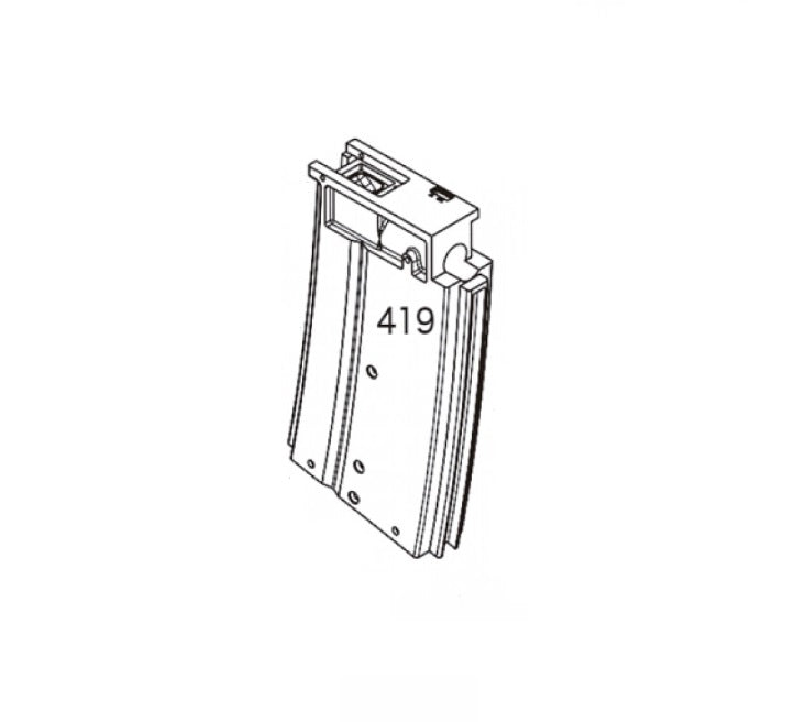 Magazine Body (Mag Part No. 419) For KWA HK417 GBB Rifle