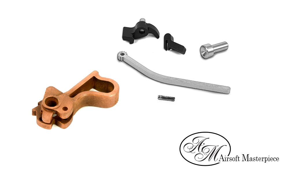 Airsoft Masterpiece CNC Steel Hammer & Sear Set for Marui Hi-CAPA (Commander) (Copper)