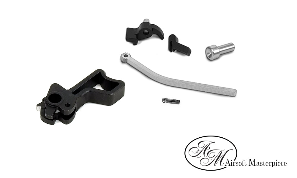 Airsoft Masterpiece CNC Steel Hammer & Sear Set for Marui Hi-Capa Type 14 (Infinity Square) (4 color)