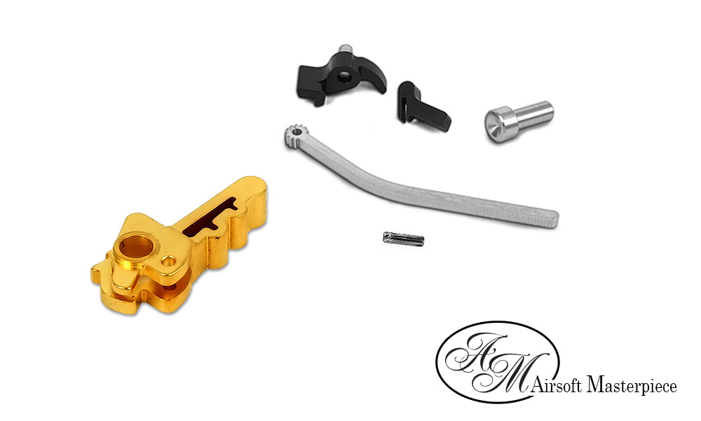Airsoft Masterpiece CNC Steel Hammer & Sear Set for Marui Hi-Capa Type 17 (Infinity QB) (4 color)