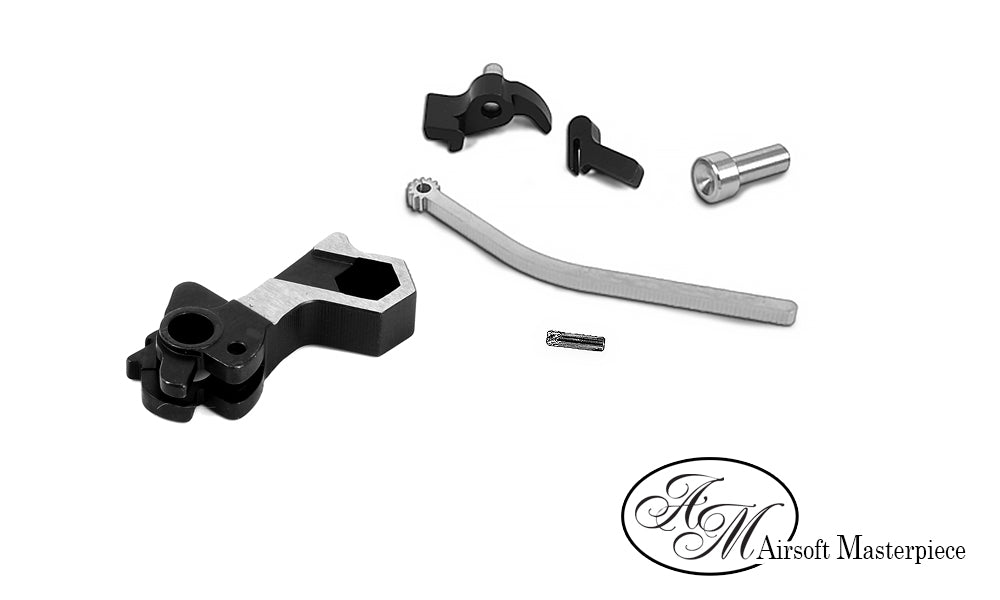 Airsoft Masterpiece CNC Steel Hammer & Sear Set for Marui Hi-Capa Type 22 (Hex) (4 color)