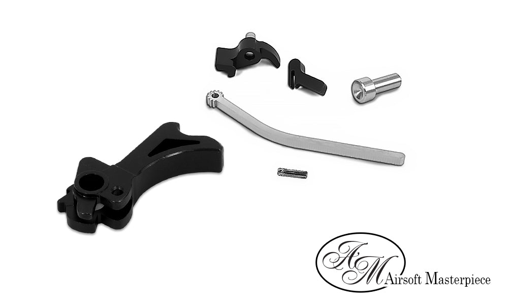 Airsoft Masterpiece CNC Steel Hammer & Sear Set for Marui Hi-Capa Type 2 (STI Spur) (4 color)