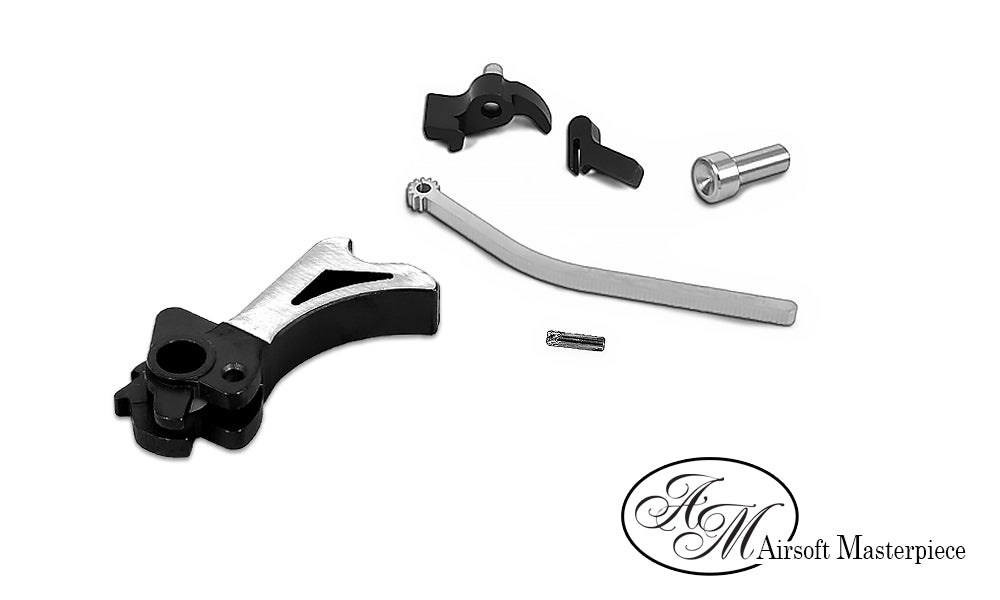 Airsoft Masterpiece CNC Steel Hammer & Sear Set for Marui Hi-Capa Type 2 (STI Spur) (4 color)