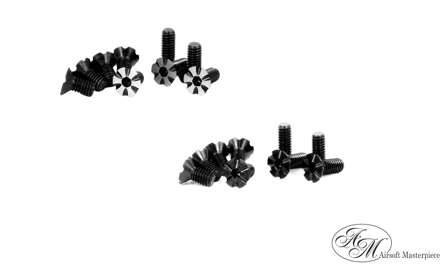 Airsoft Masterpiece Steel SV Scope Mount Screw Set (2 color)