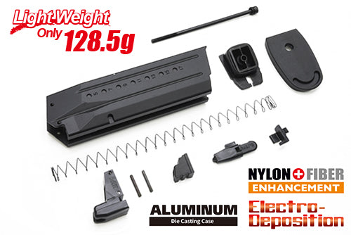 Guarder Light Weight Aluminum Magazine for Kit Marui M&P9/M&P9L (Black)