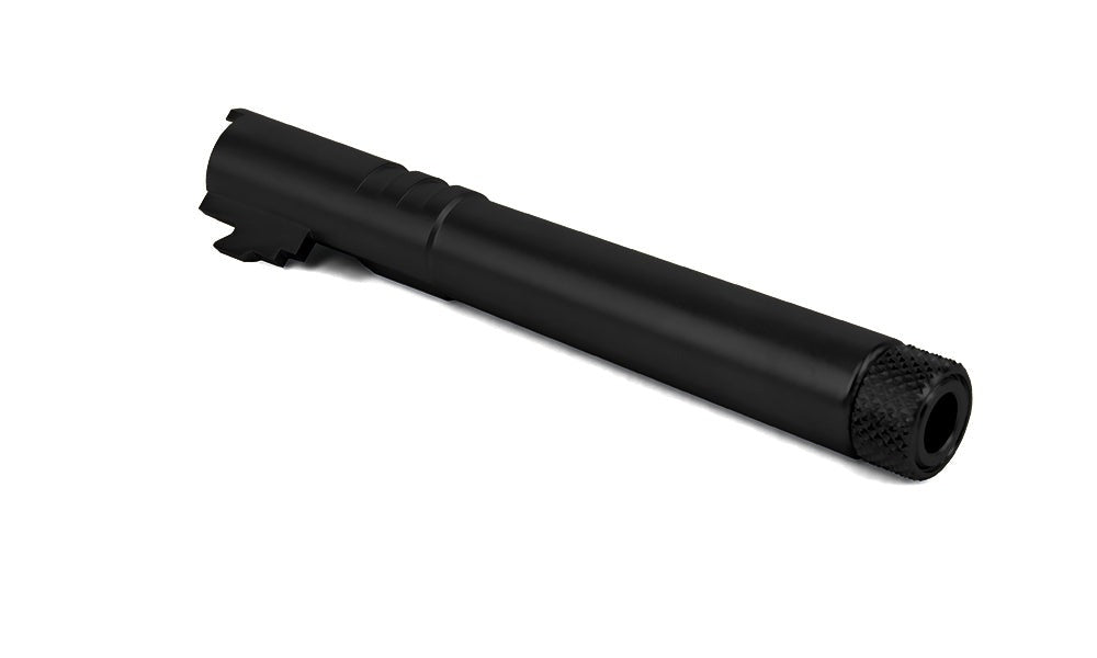 Airsoft Masterpiece STEEL Fix Outer Barrel with Threads for Hi-CAPA 5.1 (Black)