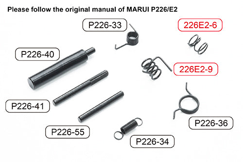 P226/E2 ２Type Sear Spring Included