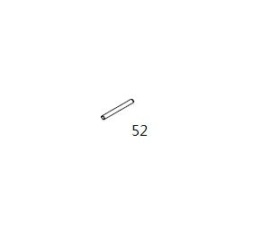 Hammer Strut Spring Pin (Part No.52) For KSC P226 GBB