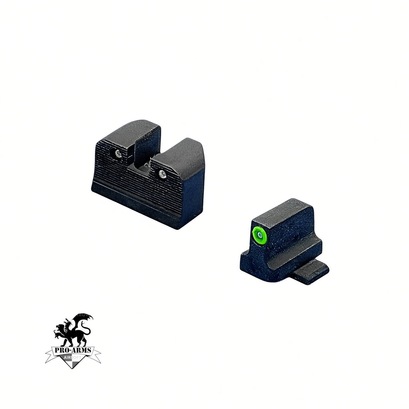 Pro Arms SIG XRAY Style Tritium Steel Suppressor Sight for Marui P320 GBB (Black)