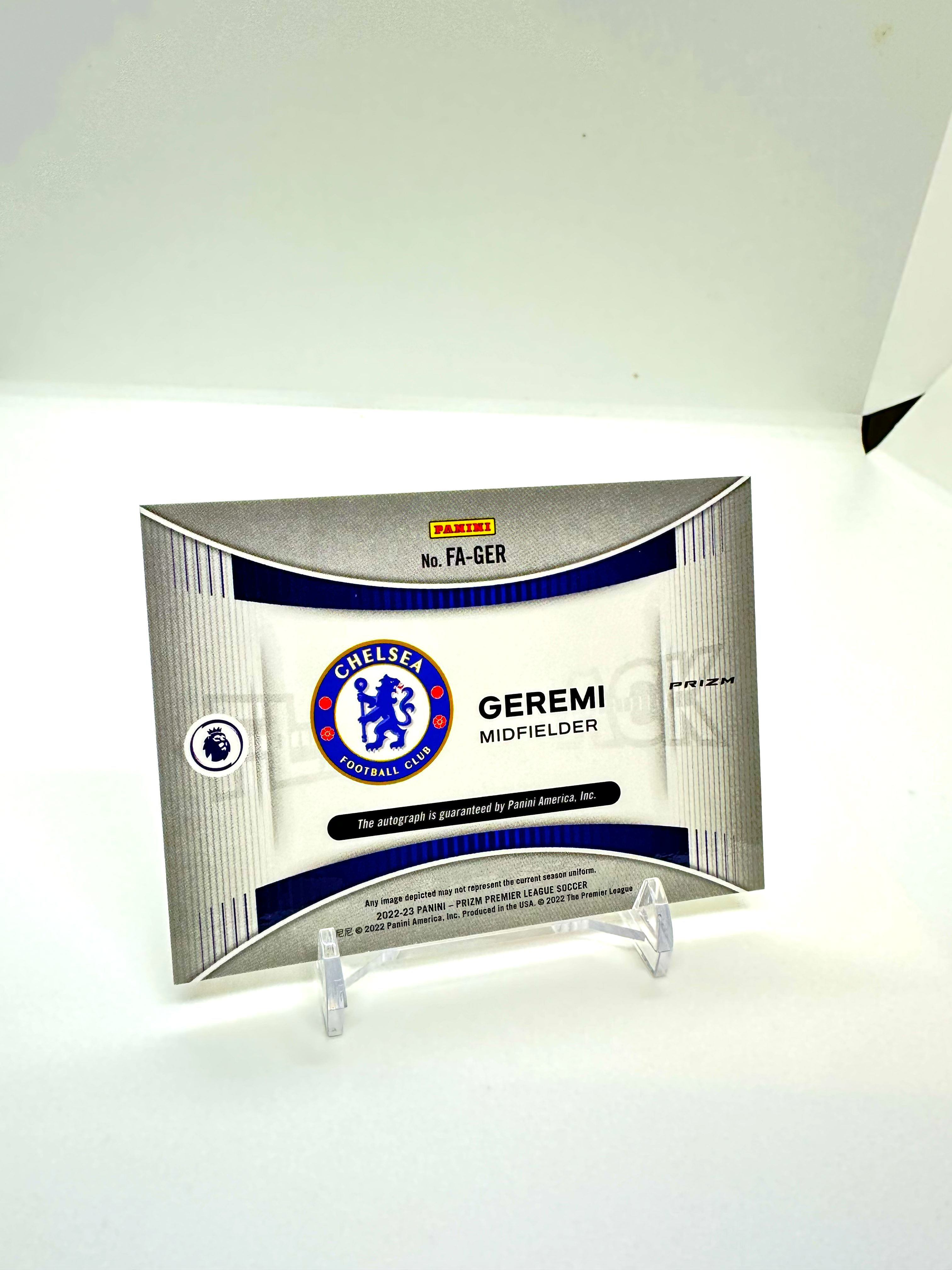 2022-23 Geremi Chelsea Panini Prizm Auto