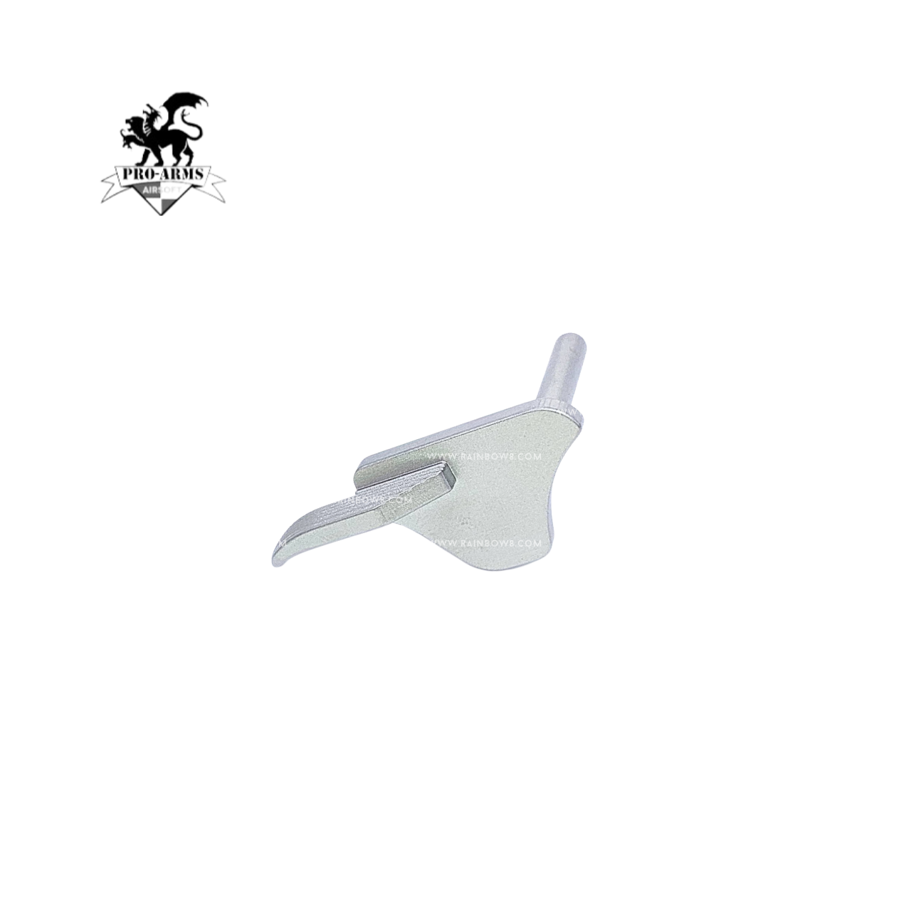 Pro Arms Full CNC Stainless Steel Thumb Safety for Tokyo Marui V10 (Black / Silver)