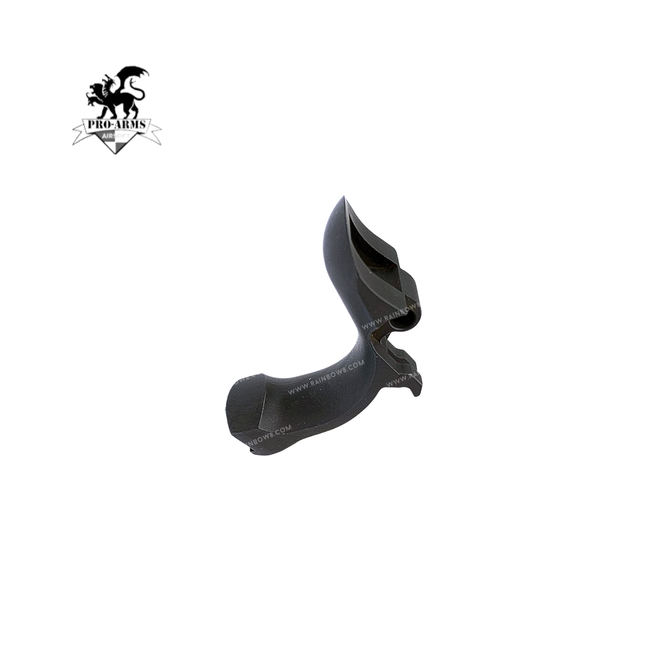 Pro Arms Full CNC Stainless Steel Grip Safety for Tokyo Marui V10 (Silver / Black)