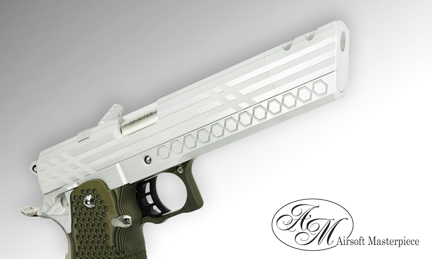 Airsoft Masterpiece SMOKING HOLES Open Slide Kit for Hi-CAPA (Two Tone)