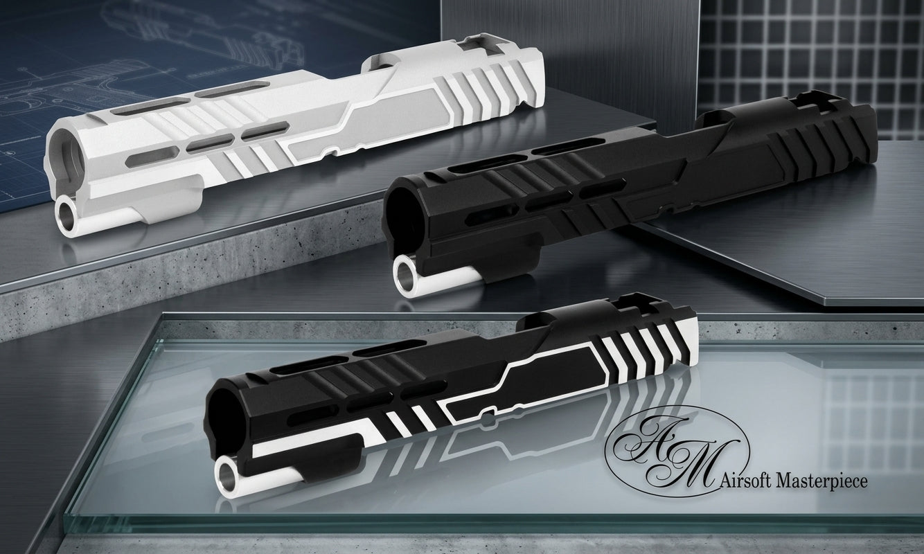 Airsoft Masterpiece Custom “ALPHA ver.2” Standard Slide for Hi-CAPA/1911 (3 color)