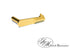 Airsoft Masterpiece CNC Steel Slide Stop – Infinity Style (Gold)