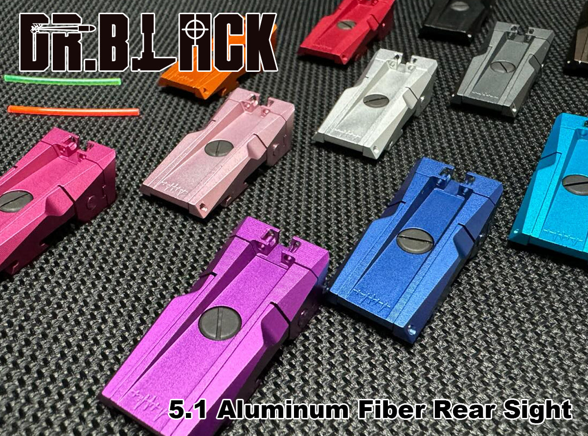 Dr. Black 5.1 Aluminum Fiber Rear Sight