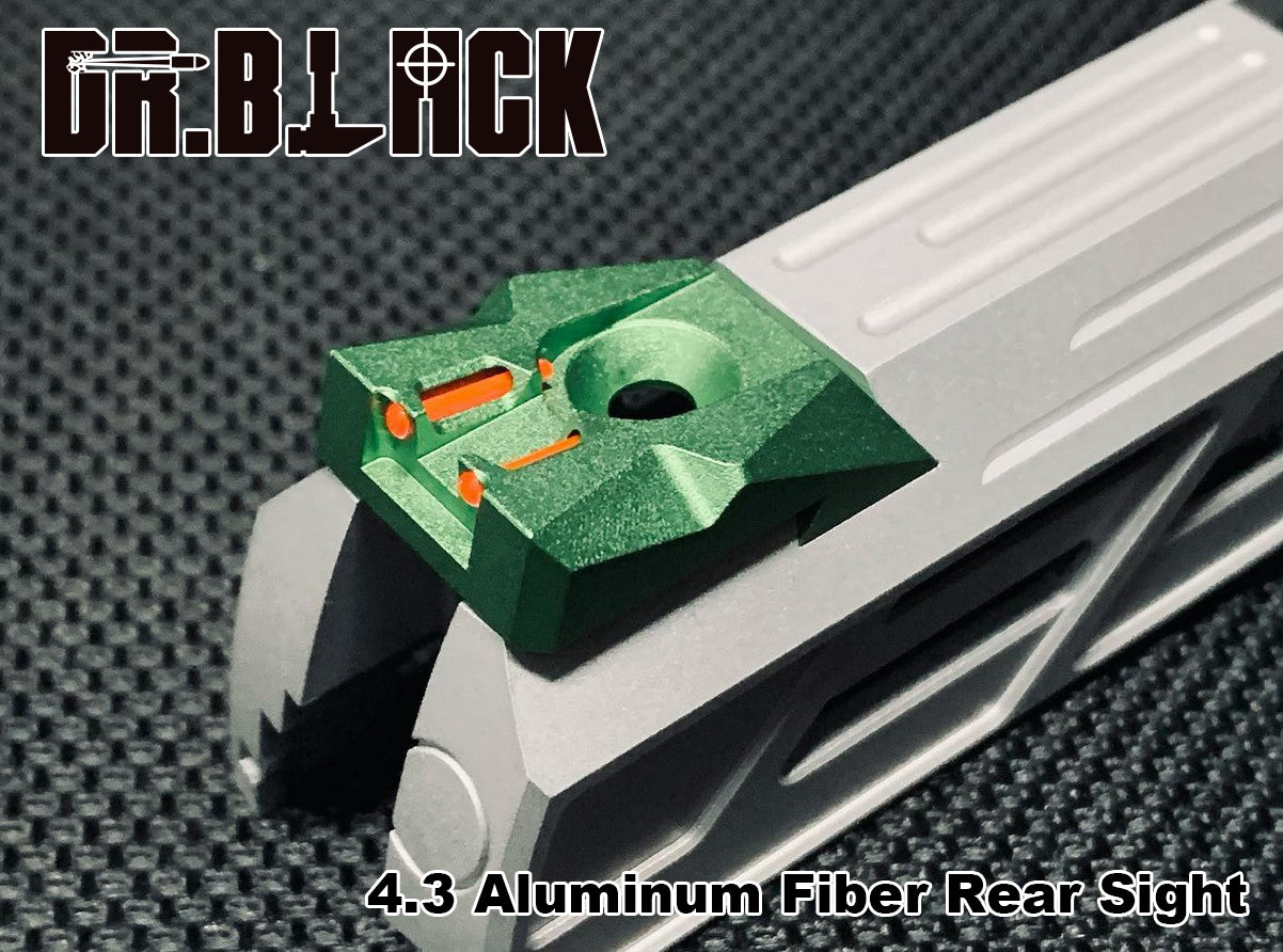 Dr. Black 4.3 Aluminum Fiber Rear Sight