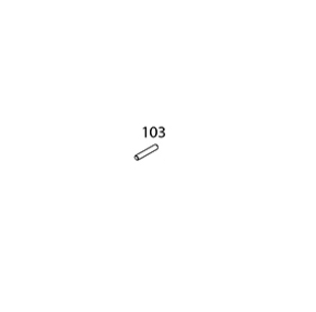 Hammer Spring Cylinder Pin (Part No.103) For KSC VZ61 GBB