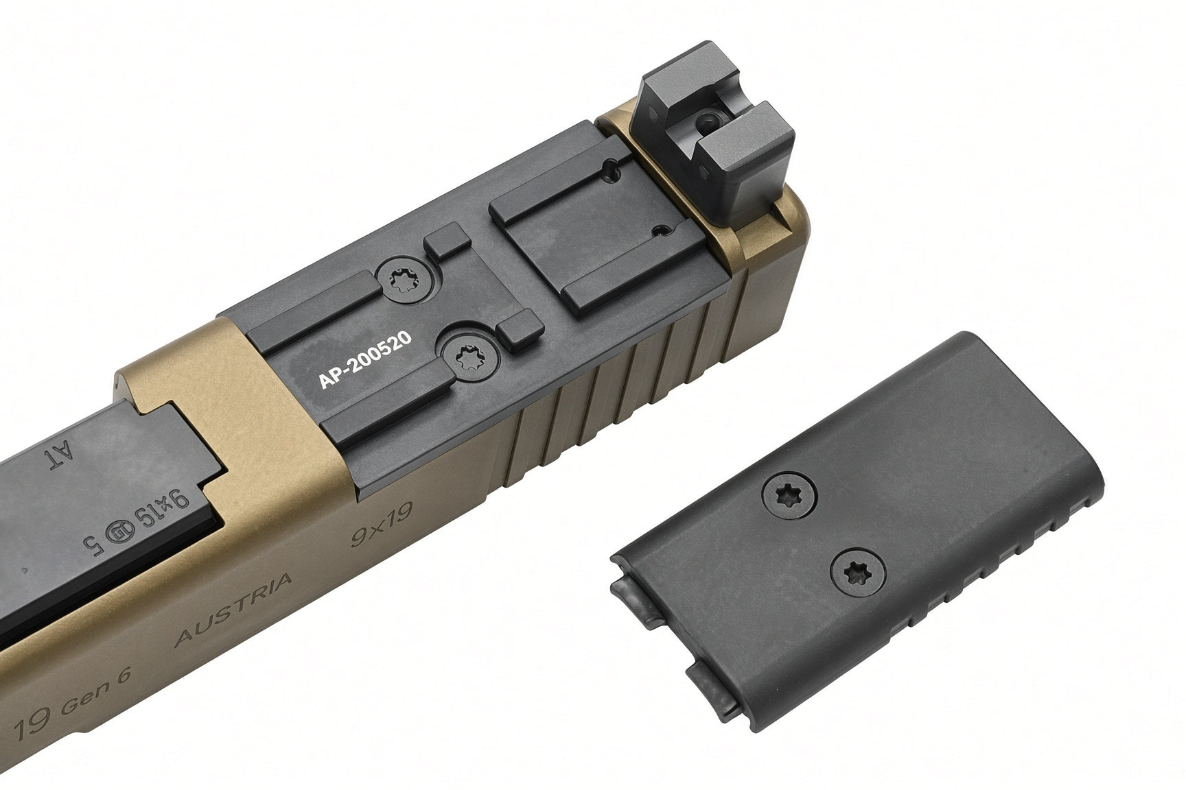 Guarder Aluminum CNC Slide for MARUI G19 Gen5 MOS (FDE)