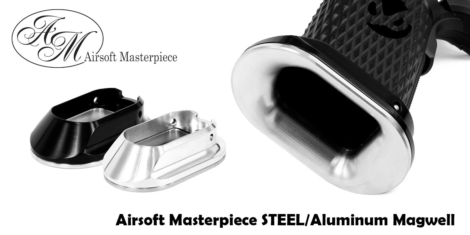 Airsoft Masterpiece Steel / Aluminum Hugh Magwell for Aluminum Grip (2 colors)