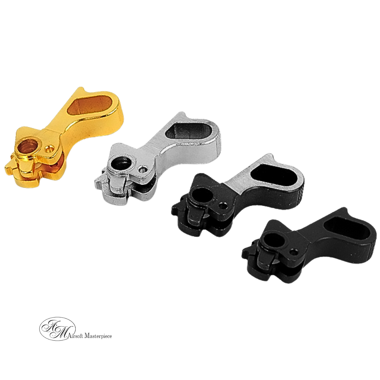 Airsoft Masterpiece CNC Steel Hammer & Sear Set for Marui Hi-CAPA (STI DVC) Type 27 (Two Tone)