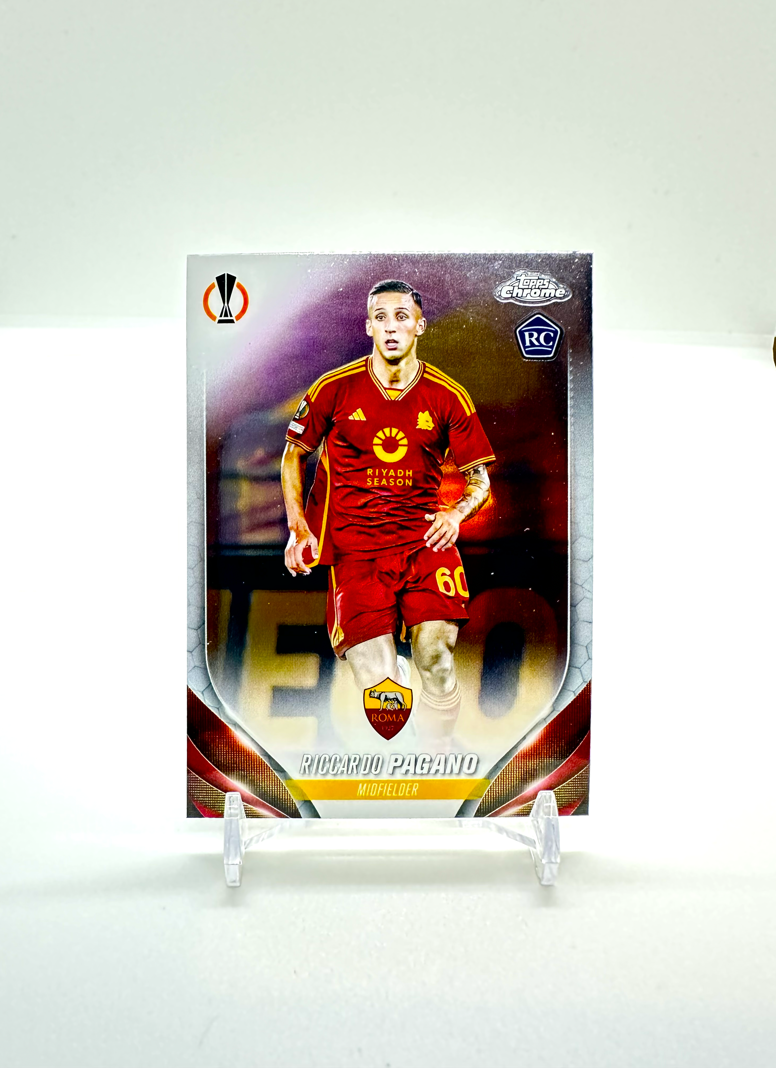 2024 Riccardo Pagano Topps Chrome RC Roma #12